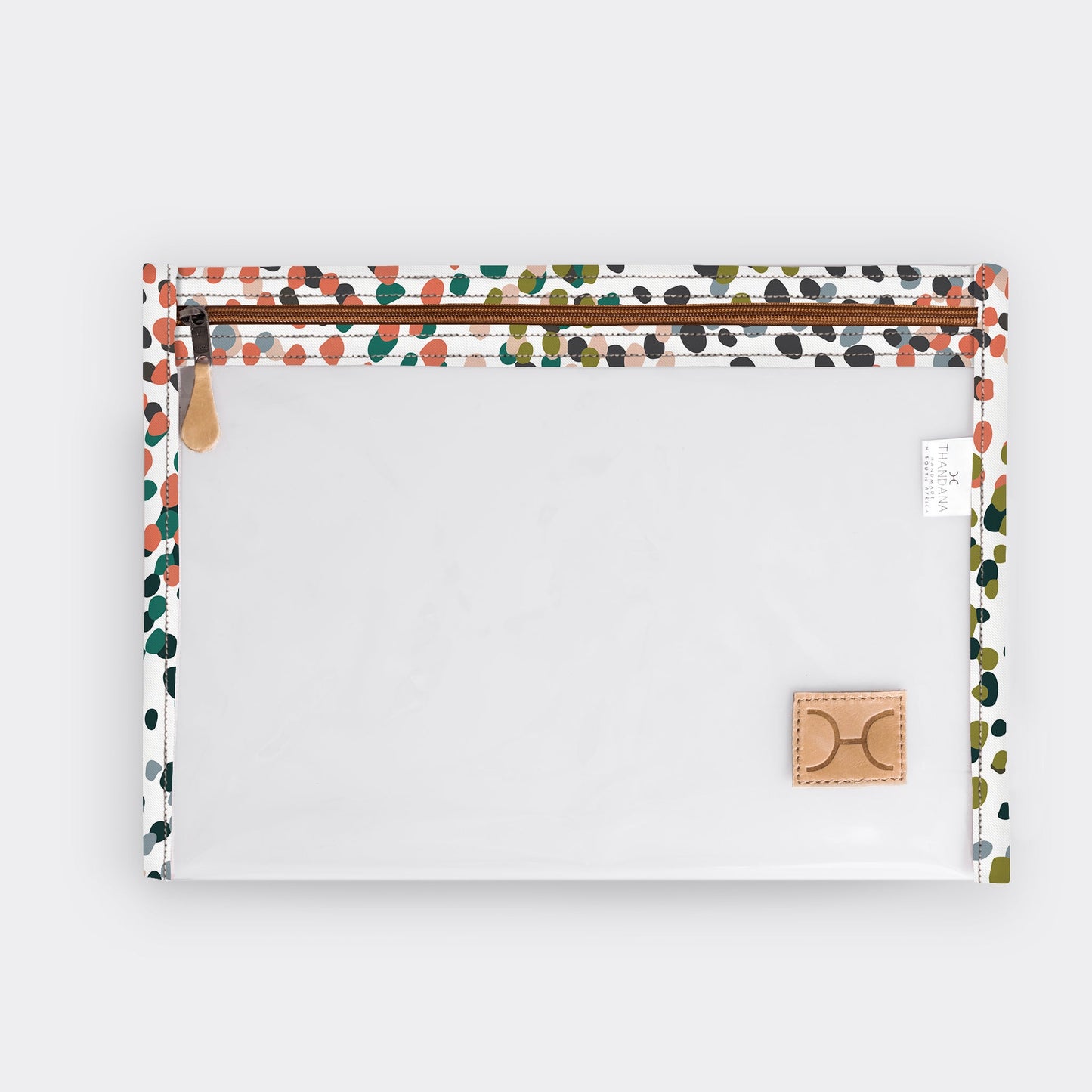 Corporate Clear Document Pouch Laminated Fabric