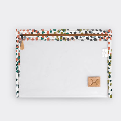 Corporate Clear Document Pouch Laminated Fabric