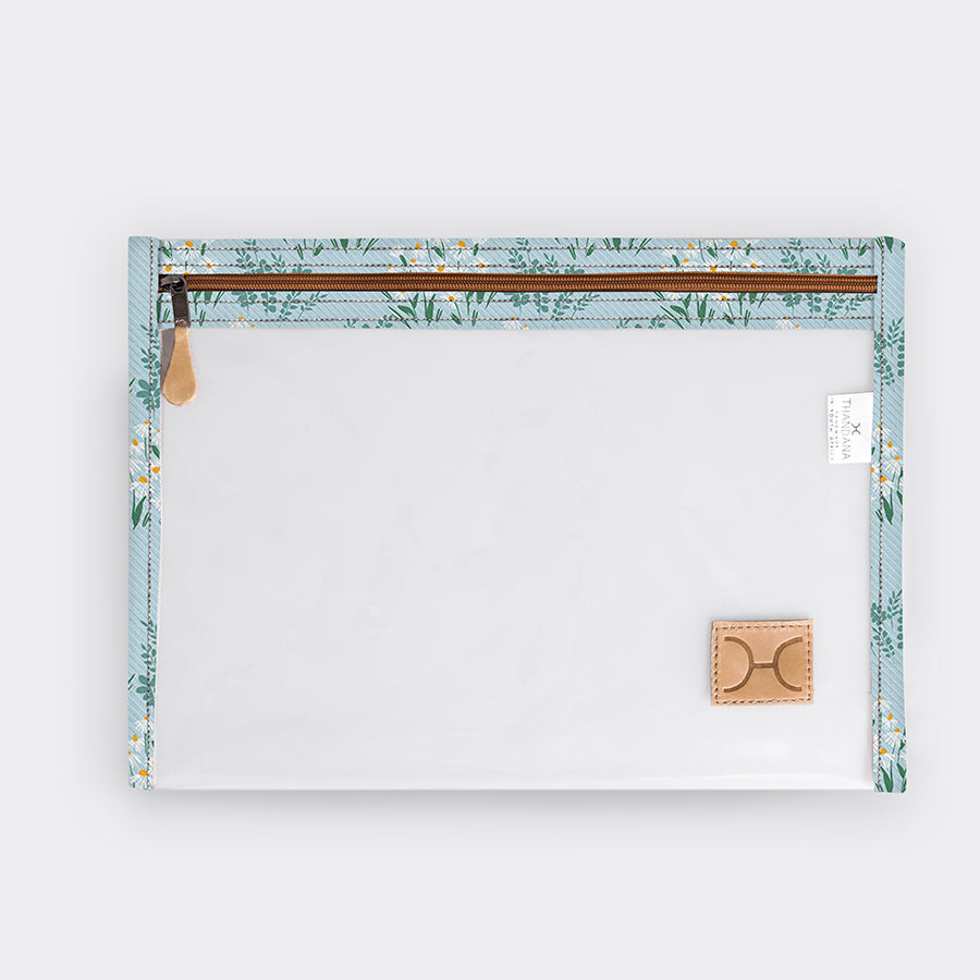 Corporate Clear Document Pouch Laminated Fabric