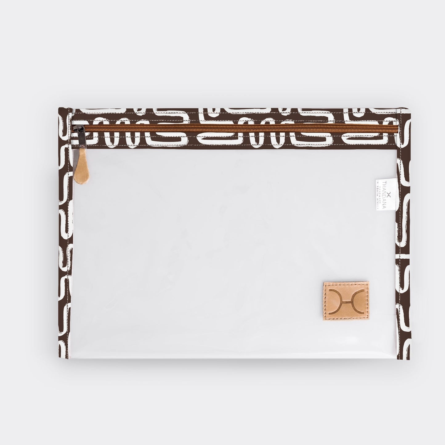 Corporate Clear Document Pouch Laminated Fabric