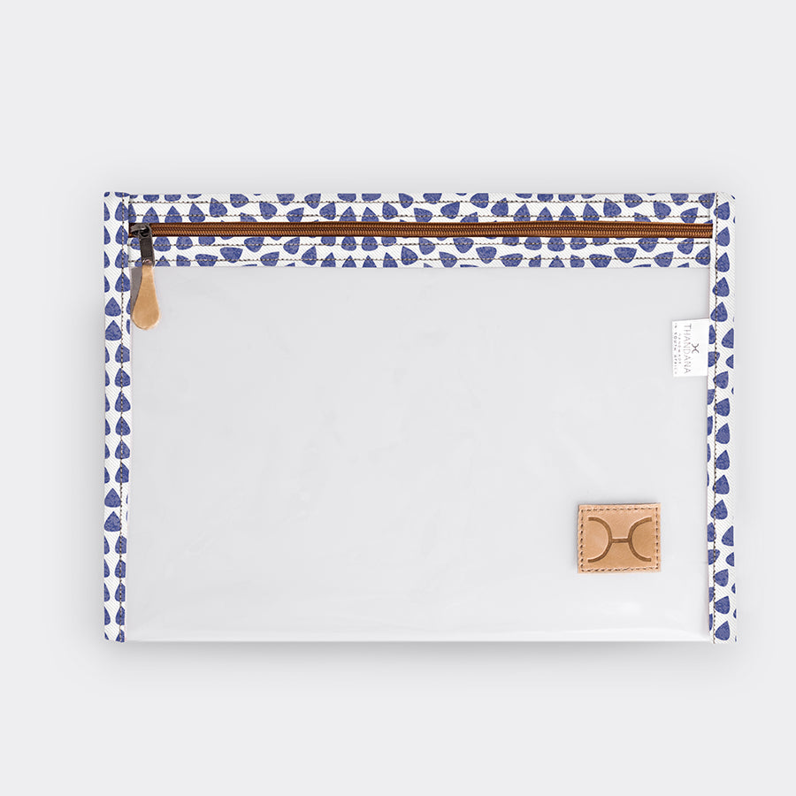 Corporate Clear Document Pouch Laminated Fabric