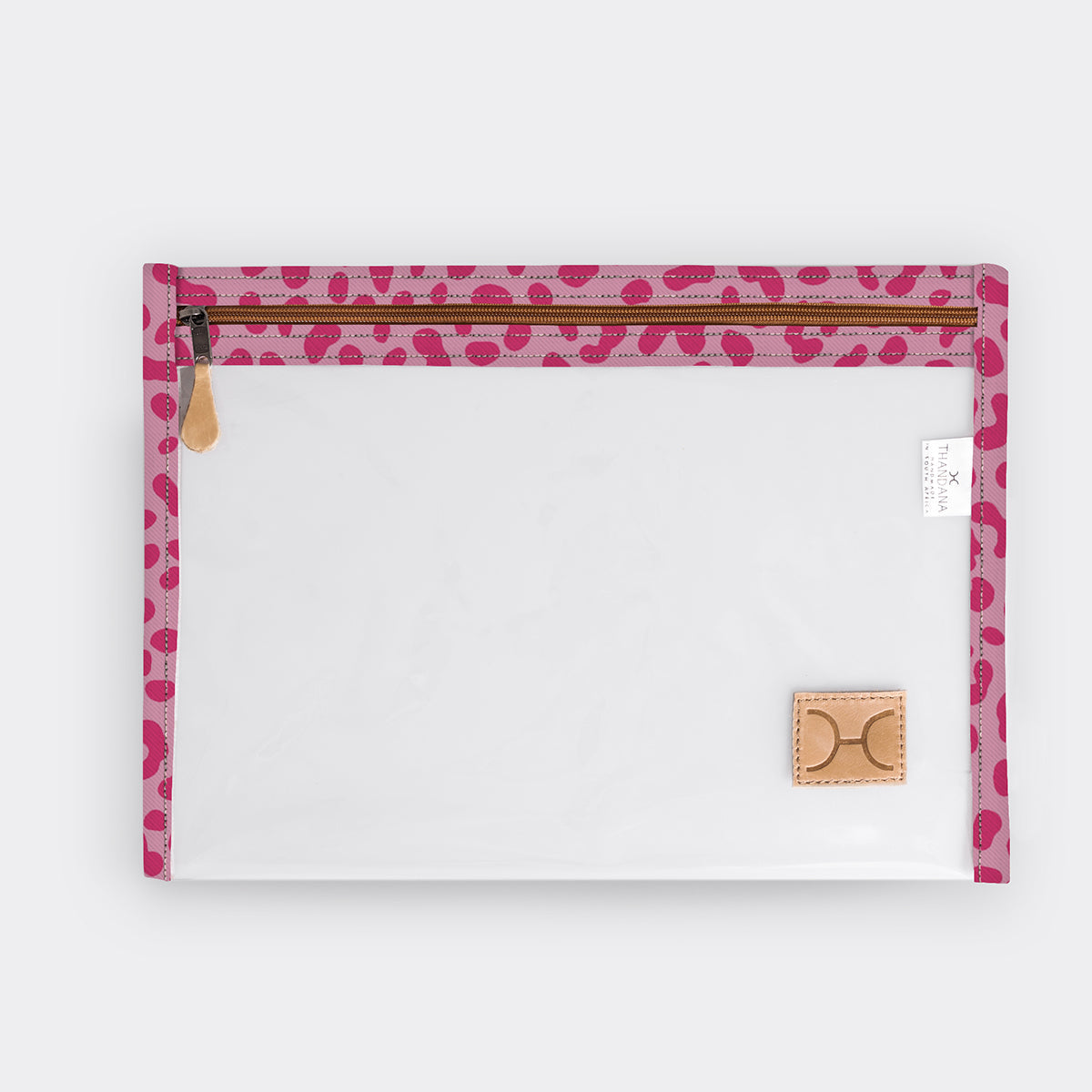 Corporate Clear Document Pouch Laminated Fabric