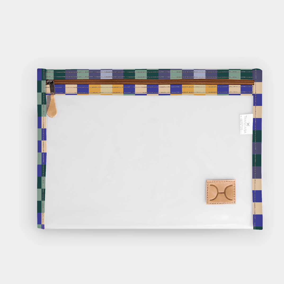 Corporate Clear Document Pouch Laminated Fabric