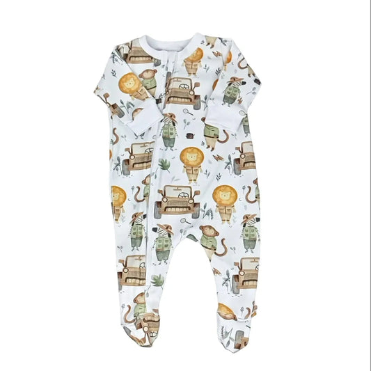 Footy Romper - Jeep Safari
