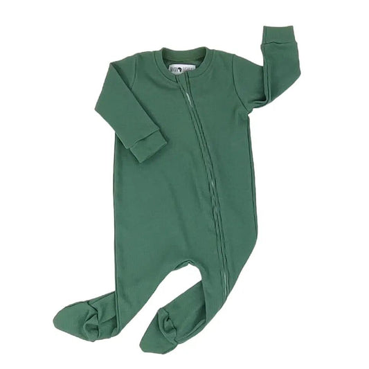Footy Romper - Ribbed - Assorted Colours