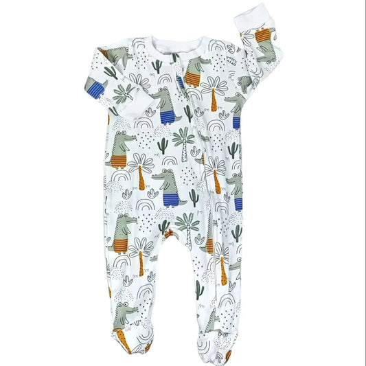 Footy Romper - Walking Croc