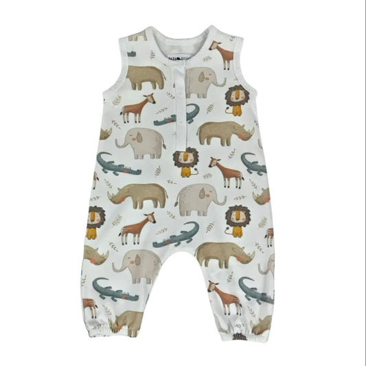 Henley Romper - Okapi