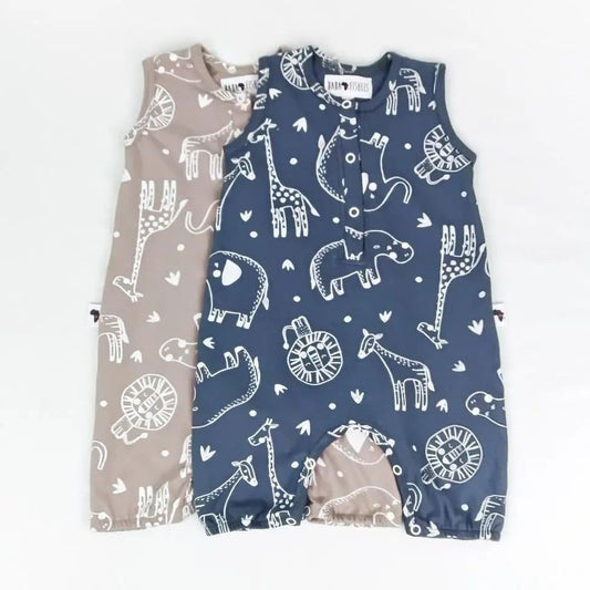 Henley Romper - Savannah Lines