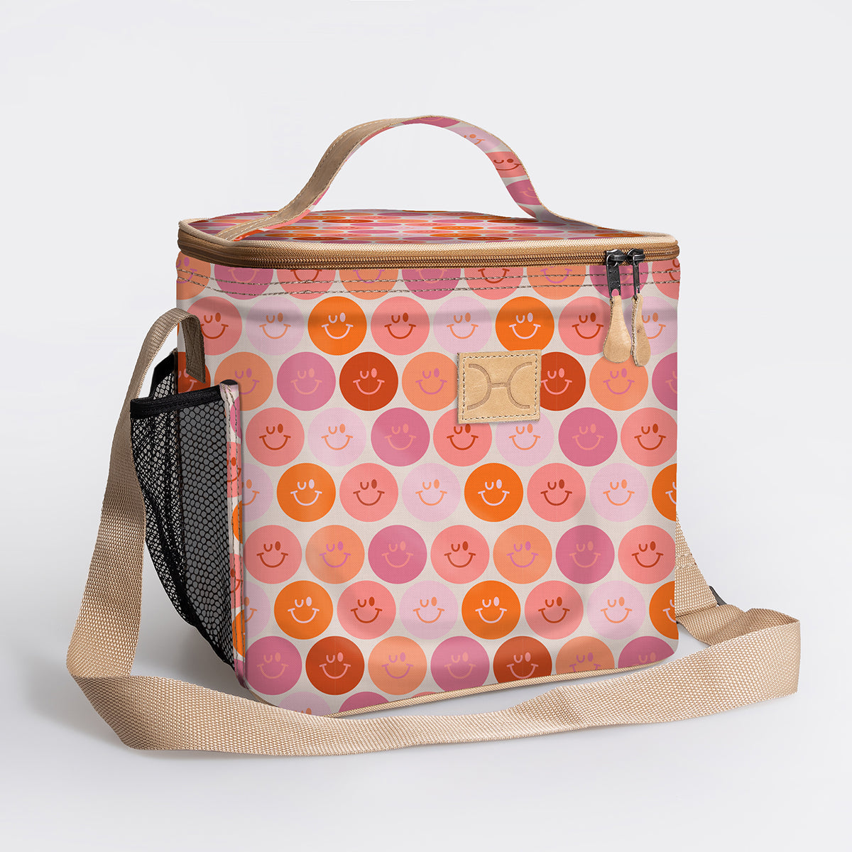 Kid's Snack Box Cooler Laminated Fabric Hard Plastic Inner