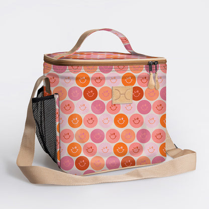Kid's Snack Box Cooler Laminated Fabric Hard Plastic Inner