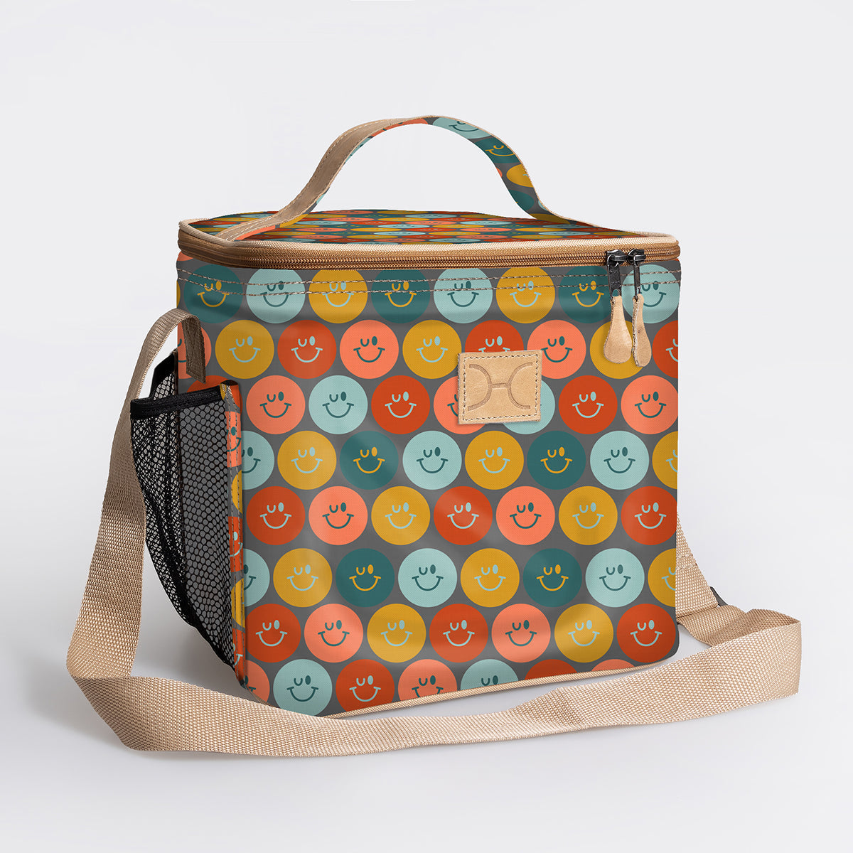 Kid's Snack Box Cooler Laminated Fabric Hard Plastic Inner