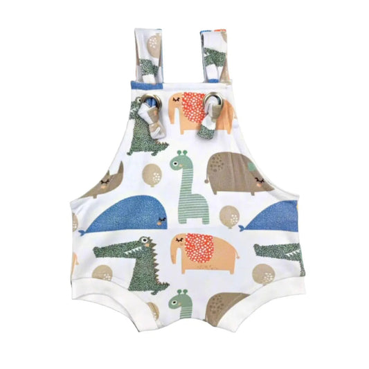 Knot Dungaree - Dotty Animals
