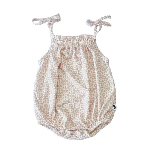 Lola Romper - Pink Daisies