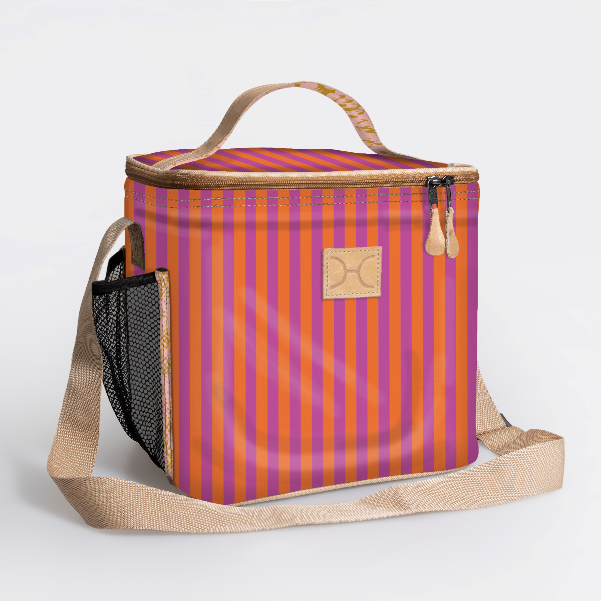 Kid's Snack Box Cooler Laminated Fabric Hard Plastic Inner
