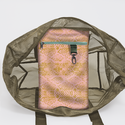 Meshie Jumbo Beach Bag OLIVE