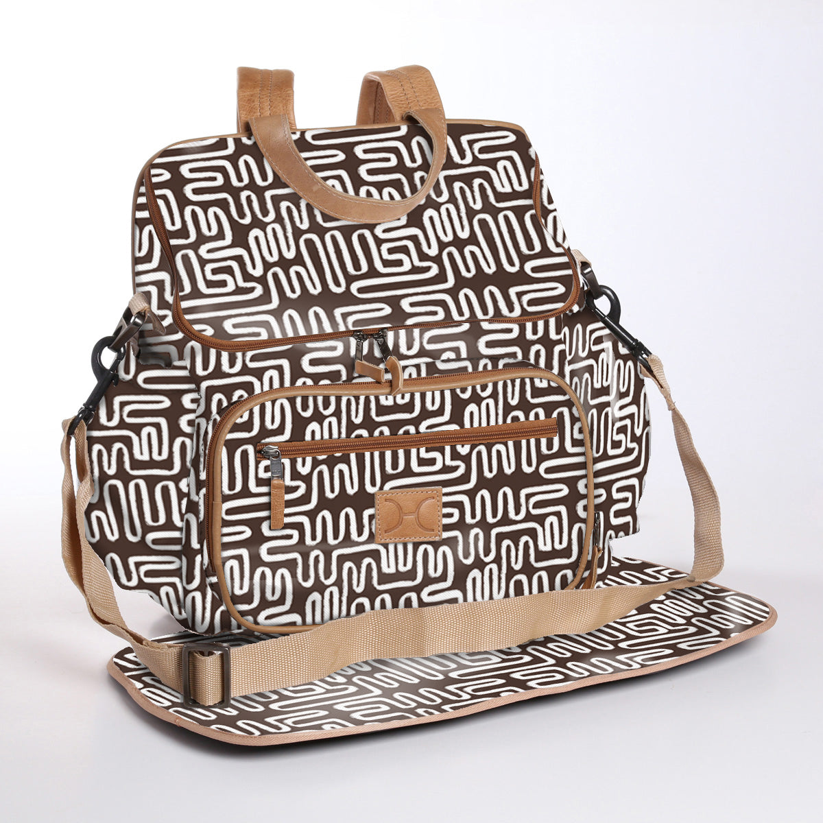 Baby Nappy Backpack Laminated Fabric