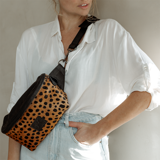 Ari Bum Bag Animal Print Leather