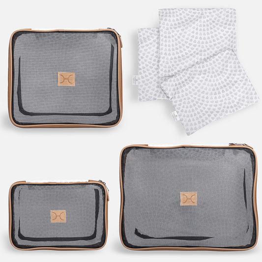 Travel Luggage Organizer Pods 6 piece set | Scale Away Moonstruck