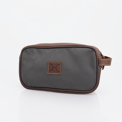 Men's Double Zip Vanity Wax Canvas & Leather