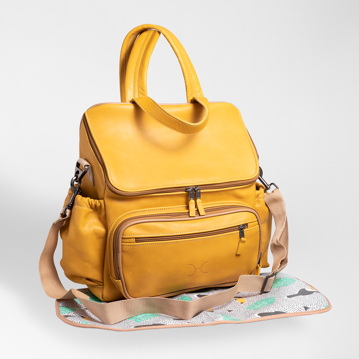 Baby Nappy Backpack Leather