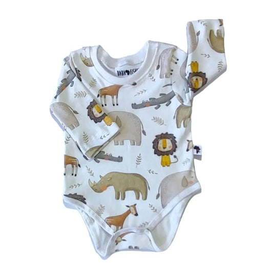 Tee Shirt Onesie - Okapi - Long Sleeve