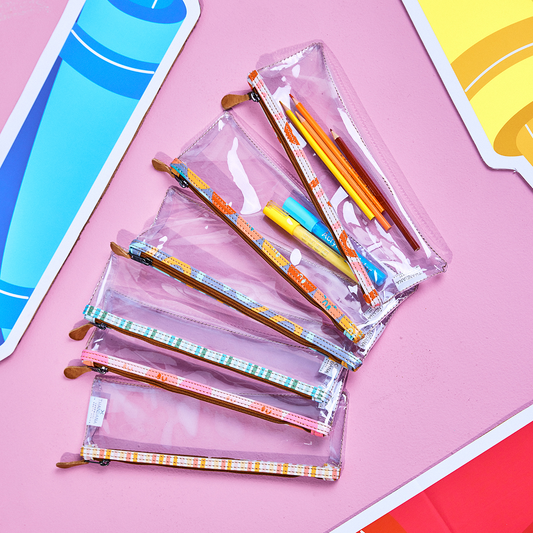 Pencil Case Clear Fabric