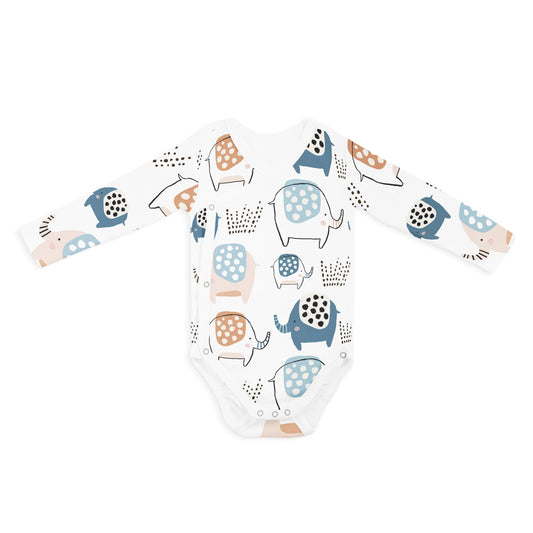 Wrap Onesie - Edward The Ellie - Long Sleeve