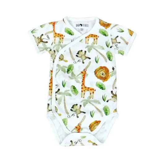 Wrap Onesie - Simba Watercolour - Short Sleeve