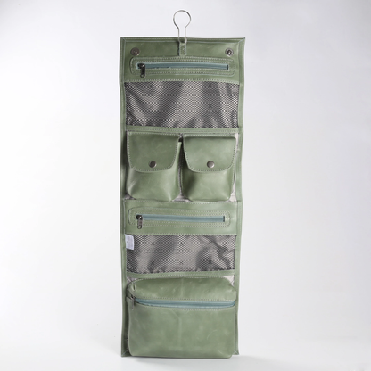 Roll Up Toiletry Leather